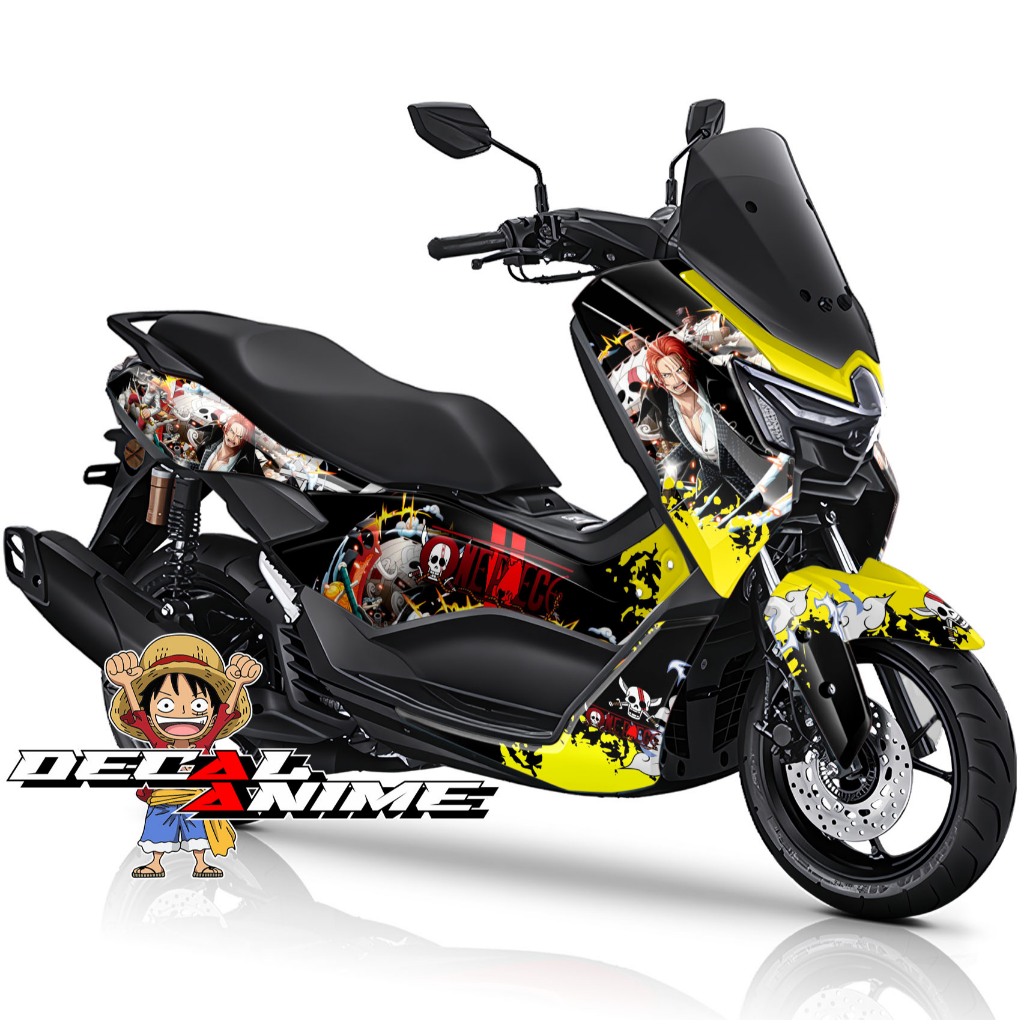 Sticker Decal NMAX TURBO Full body Stiker Nmax Old N Max New Neo Turbo Decal Anime One Piece Shanks