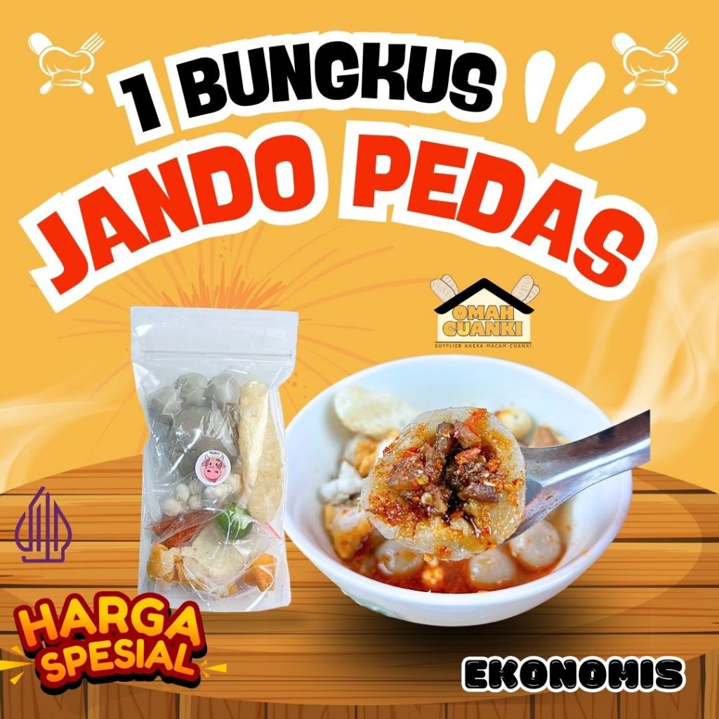 

1 Bungkus ⁠Boci Tetelan Jumbo Pedas - Ekonomis