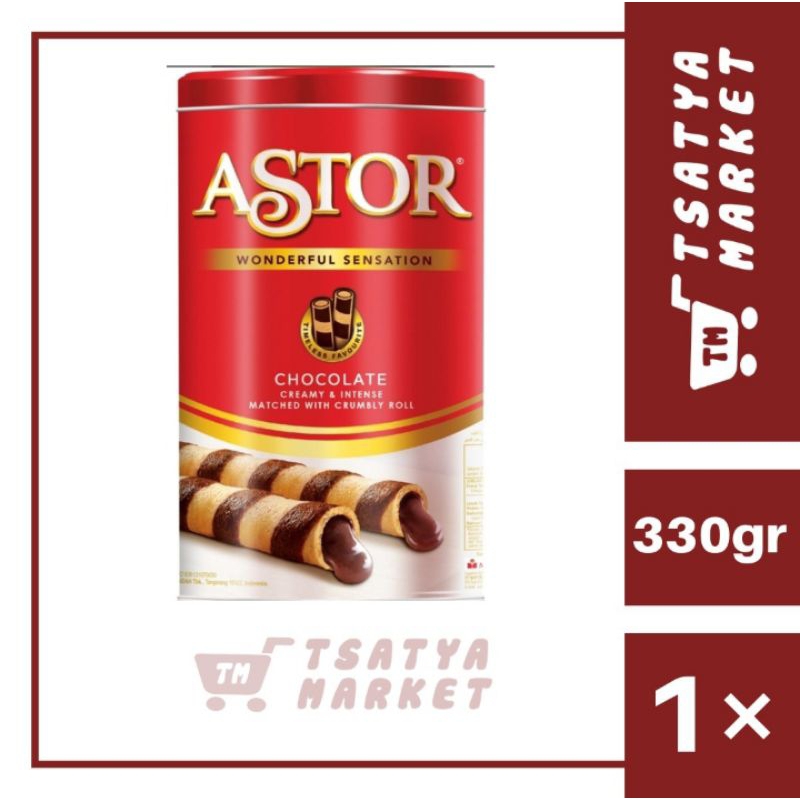 

[PROMO RAMADHAN] ASTOR WAFER STICK DOUBLE CHOCOLATE KEMASAN KALENG 330GR