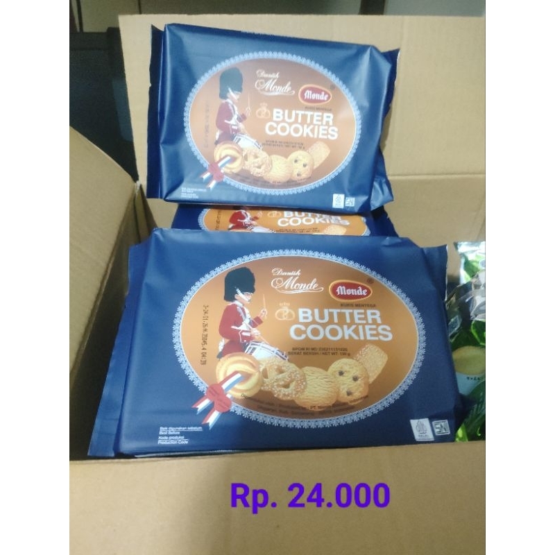 

Monde butter cookies berat 150 gram