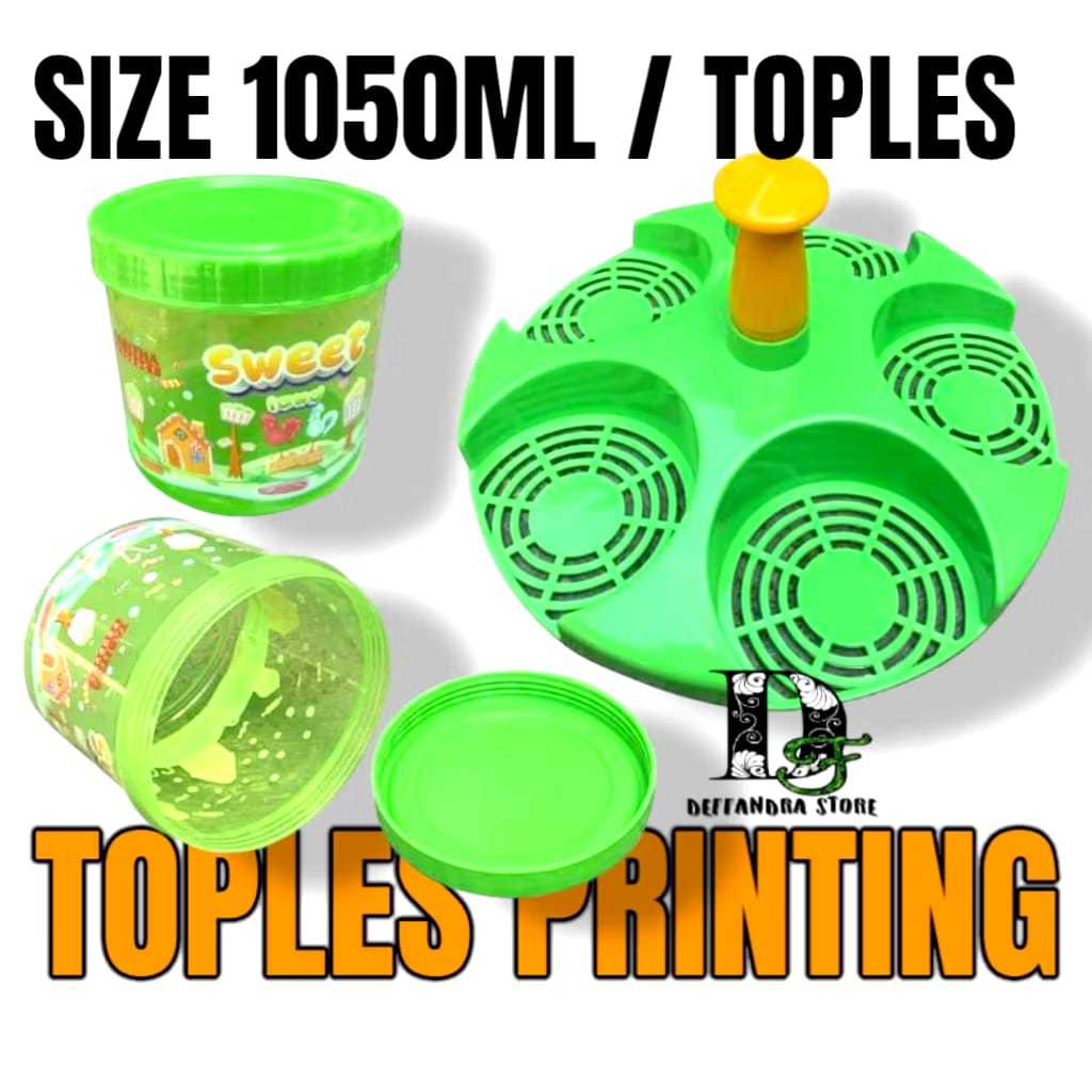 TOPLES CALISTA TONAM PLUS  NAMPAN MOTIF BUNGA SET 7 PCS