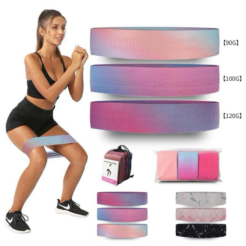 Fitme KK-499 Tali Stretching Hip Resistance Bands untuk melatih otot Kaki Paha