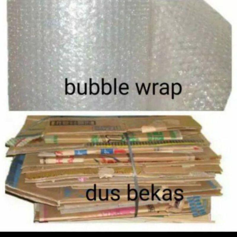 

tambahan DOS danbubble wrap untuk pengamanan orderan
