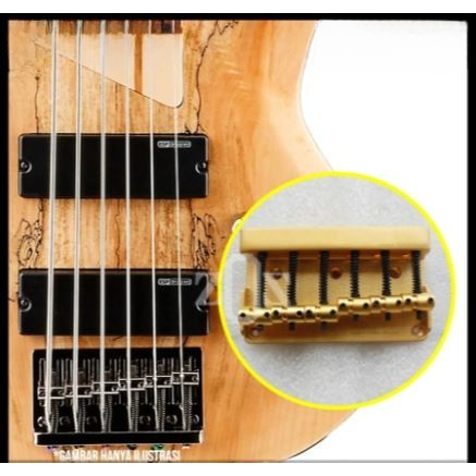 Bridge Bass 6 String Gold Matte