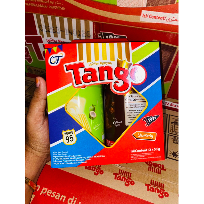 

TANGO WAFER DUO CHOCOLATE & COCONUT GIFTPACK 2 X 50 GR