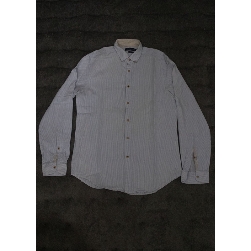 Kemeja Stripe linen Zara