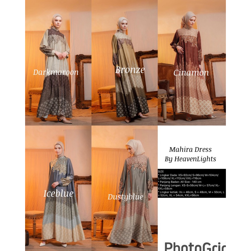 AZALEA MUKENA HEAVEN LIGHTS NESSA BLOUSE NESSA DRESS HEAVEN LIGHTS MAHIRA HEAVEN LIGHTS