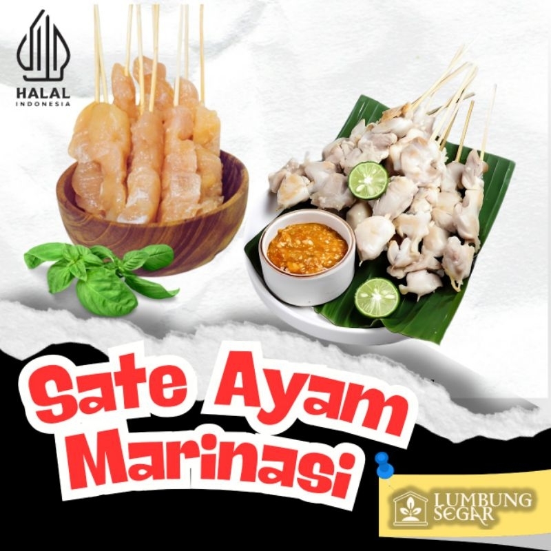 

Sate Ayam Marinasi Non Fat / Taichan Frozen 200 Gr