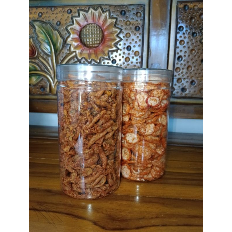 

1000 ml krupuk seblak & krupuk usus