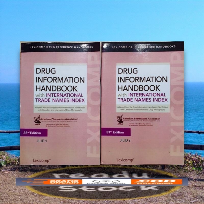 BUKU ( DIH JILID 1&2 edisi 2023 ) DRUG INFORMATION HANDBOOK JILID 1&2 , EDISI 23