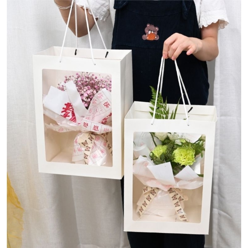 

Paper bag bouquet , paper bag buket bunga boneka , paperbag kado hadiah