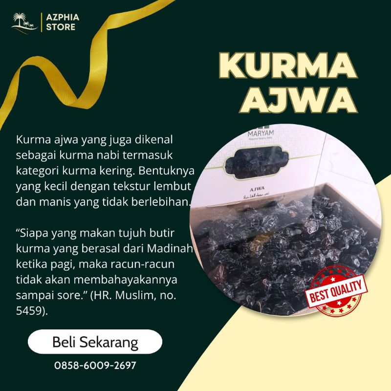 

Kurma ajwa / kurma nabi