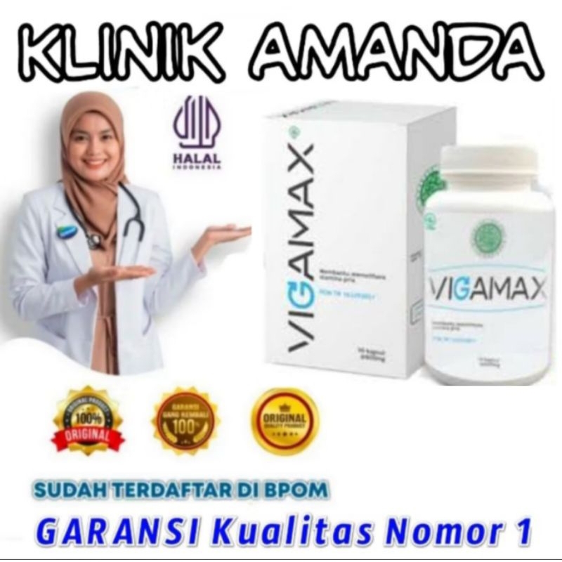 RESMI Obat Vigamax Asli Original BPOM Vi gamax Kapsul Herbal Terlaris