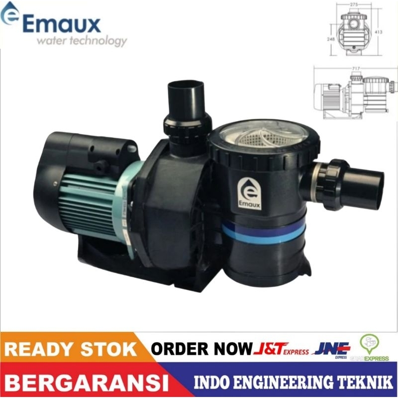 Pompa Kolam Renang 1HP Emaux SB10 Mesin Pompa Air Kolam Emaux SB 10 2"