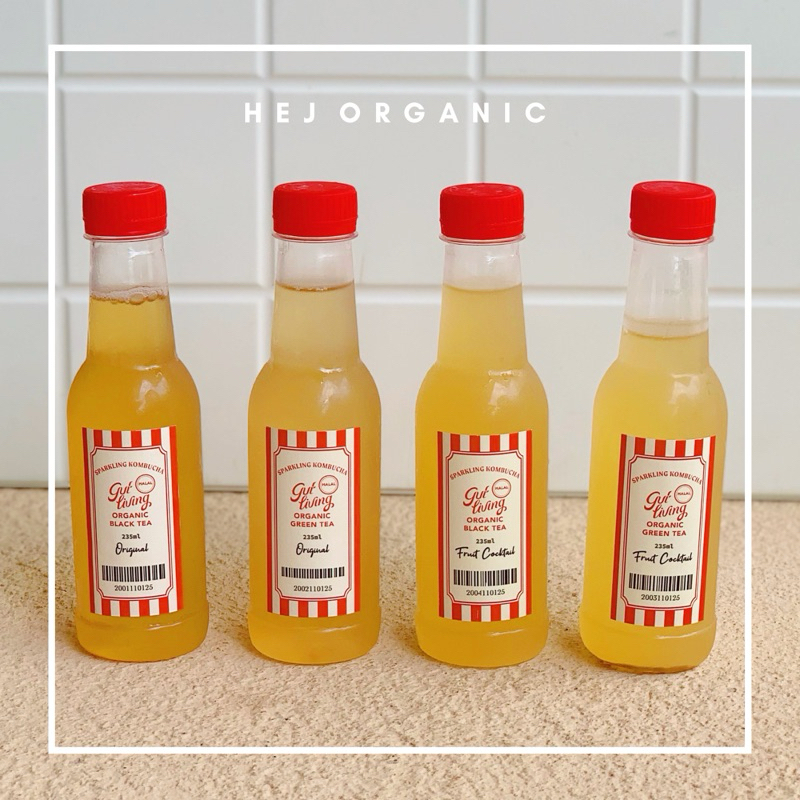 

Natural Sparkling Kombucha Halal Organic Black Tea, Green Tea Cane Sugar Organic