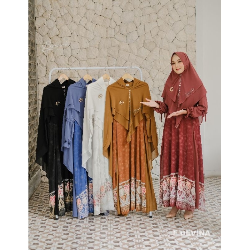 F DEVINA || GAMIS FAIZA JASMIN / SALSA BERMERKS ORIGINAL TERBARU
