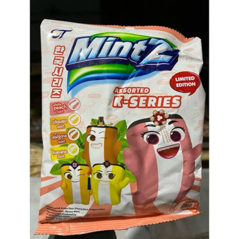 

MINTZ FRUITY CANDY CHEWY MINT PERMEN RASA NETTO 115 GR