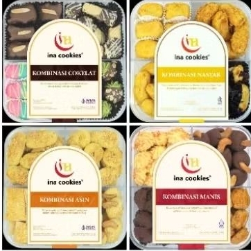 

Ina Cookies Kombinasi [Aneka Cokelat, Aneka Nastar, Aneka Asin, Aneka Manis]