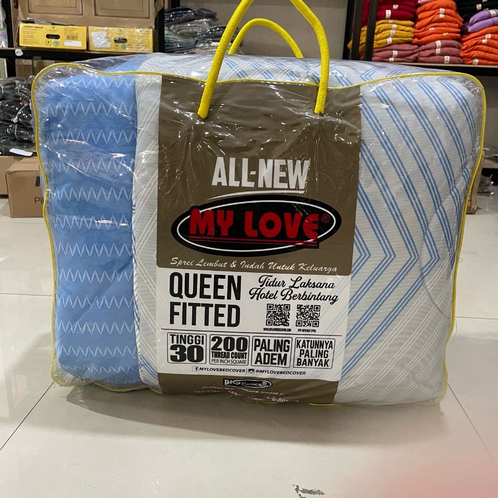 (Request Buyer) Bedcover Set My Love 160cm Motif Katun Original