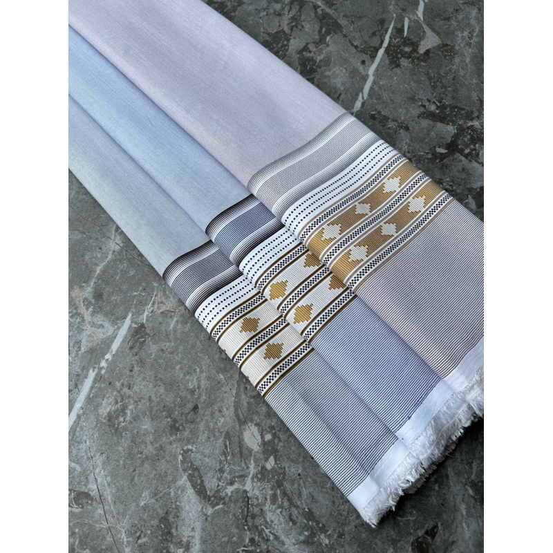 kain katun Madinah motif bordir || katun madinah songket || katun madinah pinggir