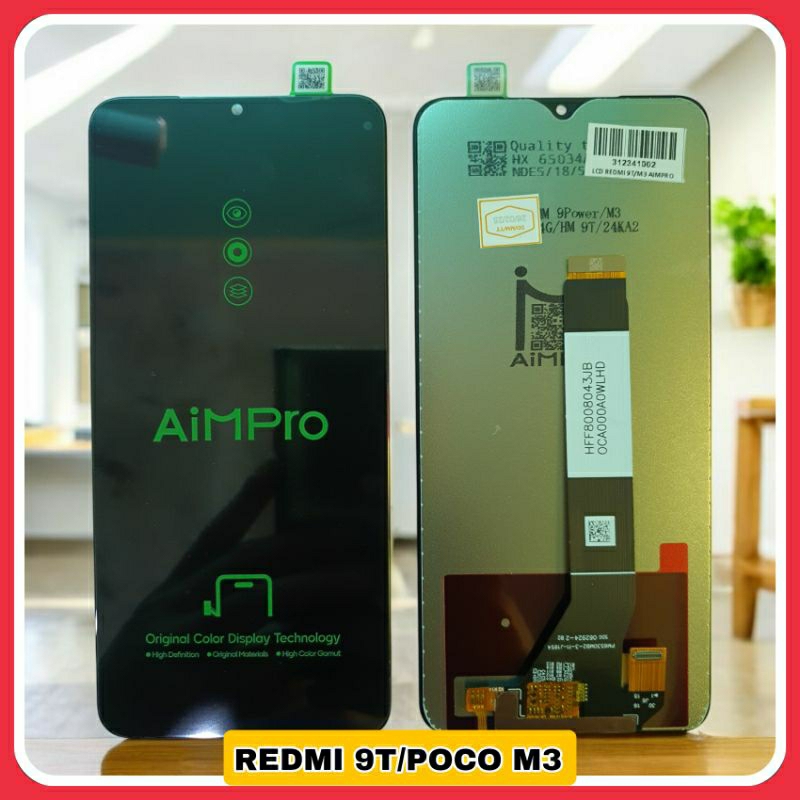 lcd ts touchscreen xiaomi redmi 9t / poco m3 fullset