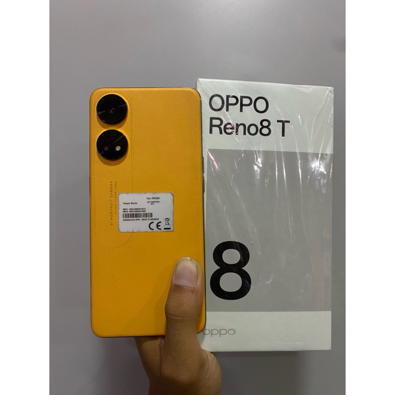 Oppo reno 8t ram 8/256 second bekas