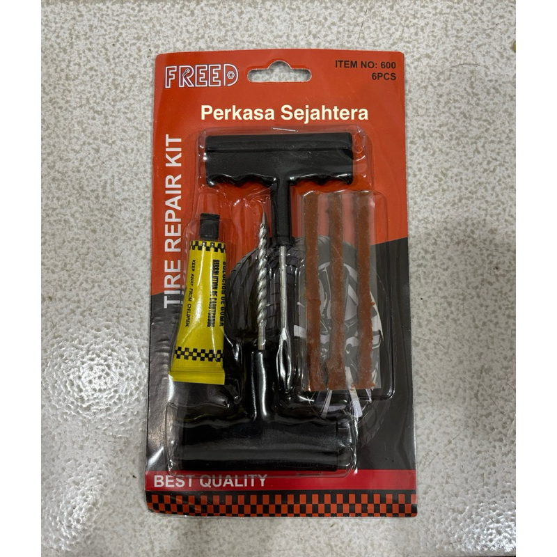 Alat Tambal Ban Tubles / Penambal Ban Motor Mobil Tubles 1 Set