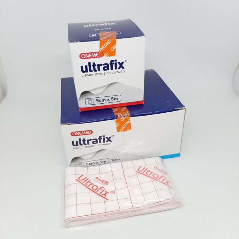 ULTRAFIX PLESTER PUTIH KAIN ANTI AIR / ONEMED / PEMBALUT LUKA