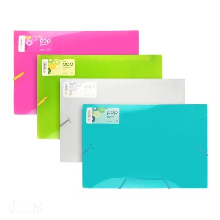 

Daiichi - Expanding FIle Organizer - Map Harmonika Map Sekat Bahan Transparan Glossy POP dengan Tali pengikat