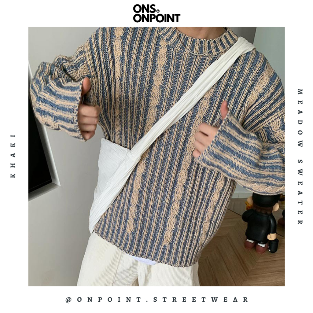 [ONS BY ONPOINT] Meadow Sweater - sweater rajut pria sweater pria distro sweater pria dewasa sweater