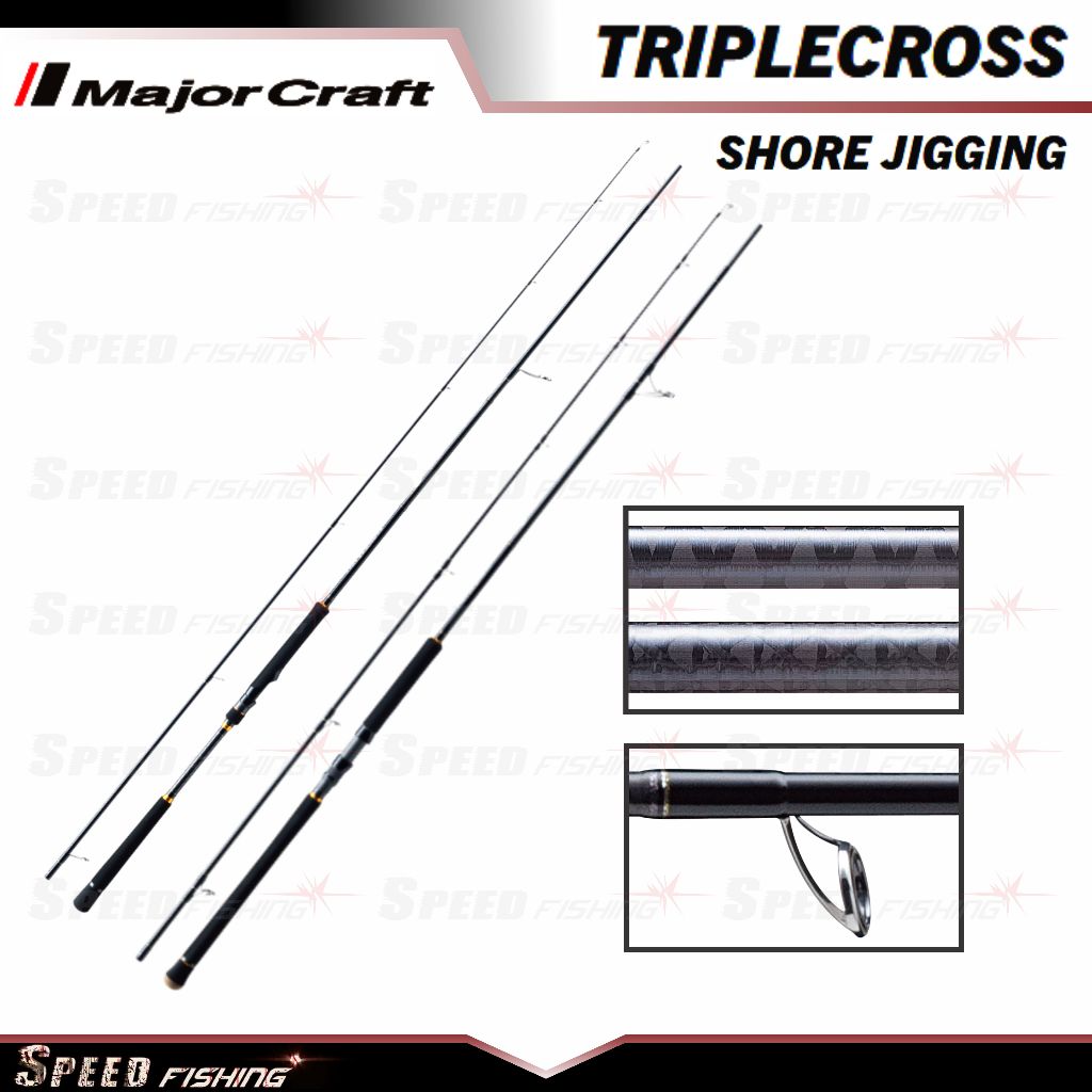 Joran Pancing MajorCraft Triple Cross Shore Jig Style Spinning Shore Jigging