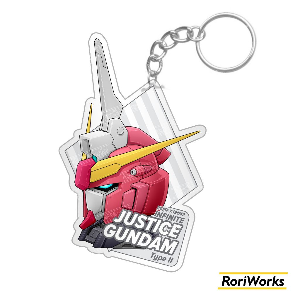 Keychain Anime - Infinite Justice Gundam Type II Head