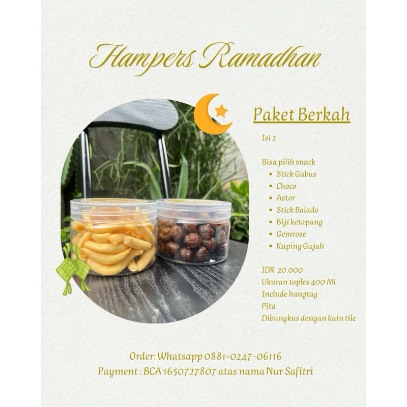 

Hampers Lebaran | Hampers Snack | Hampers