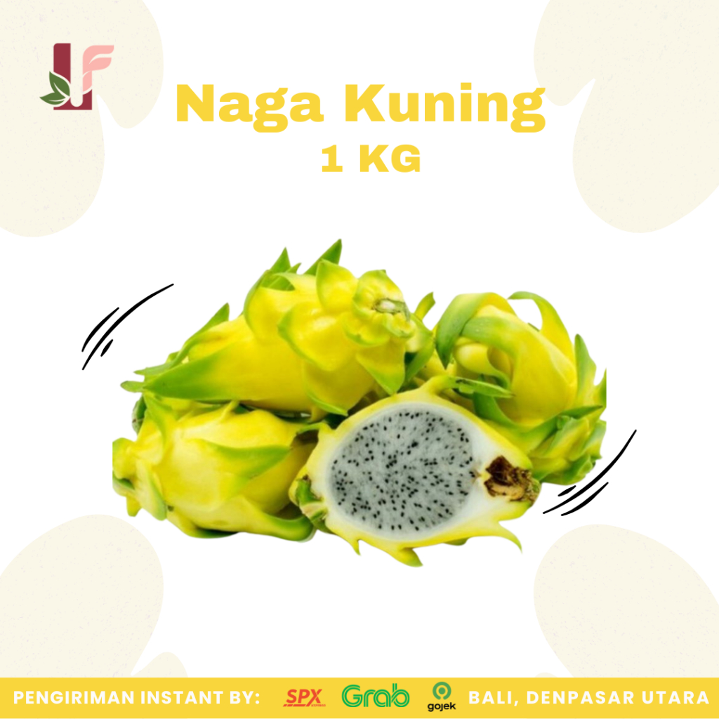 

Naga Kuning / Yellow Dragon Fruit 1 kg / Liran Farm