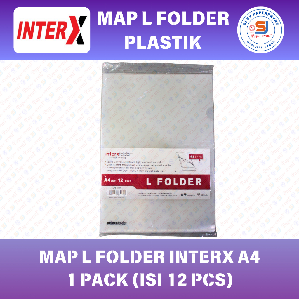 

Map L Folder Bening InterX A4 (1 PACK ISI 12 FILE)