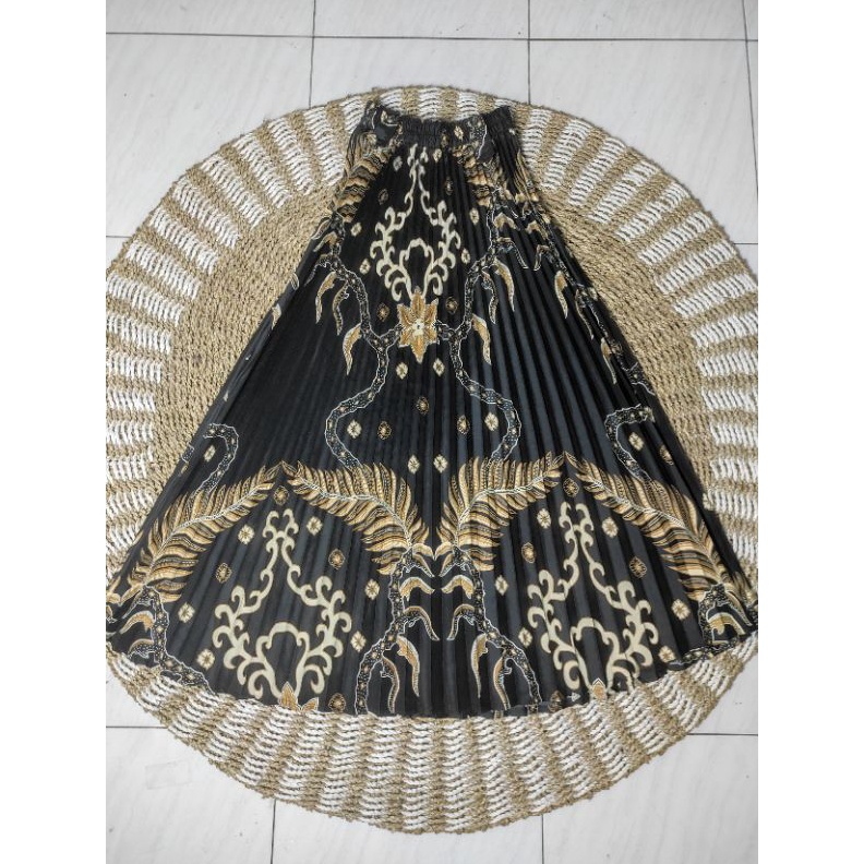 KODE K17L rokplisketrok batik jumbo  rok batik payung plisket  rok plisket batik payung  premium rok