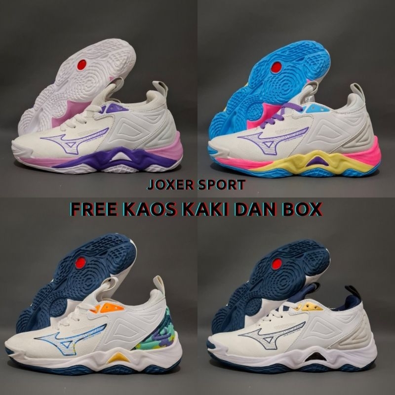 Sepatu Voli Mizuno Momentum Pria Dan Wanita Spatu Volly Voly Laki laki Perempuan dan Terlaris