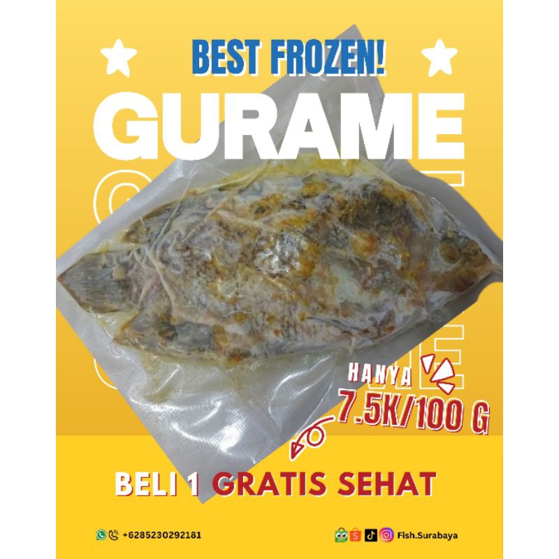 

Frozen Food Ikan Gurame-Fish.Surabaya