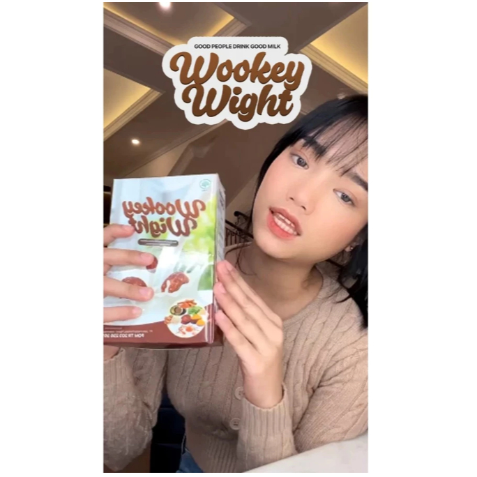 

Wookey Weight - Susu Penambah Berat Badan Rasa Coklat Chocolate 1 Paket