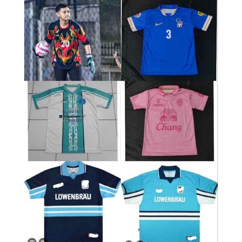 Jersey Italy 1996 Printing/Jersey GK Japan 1998 Kawaguchi/Jersey Kiper Jepang 1998/Jersey Burriram T