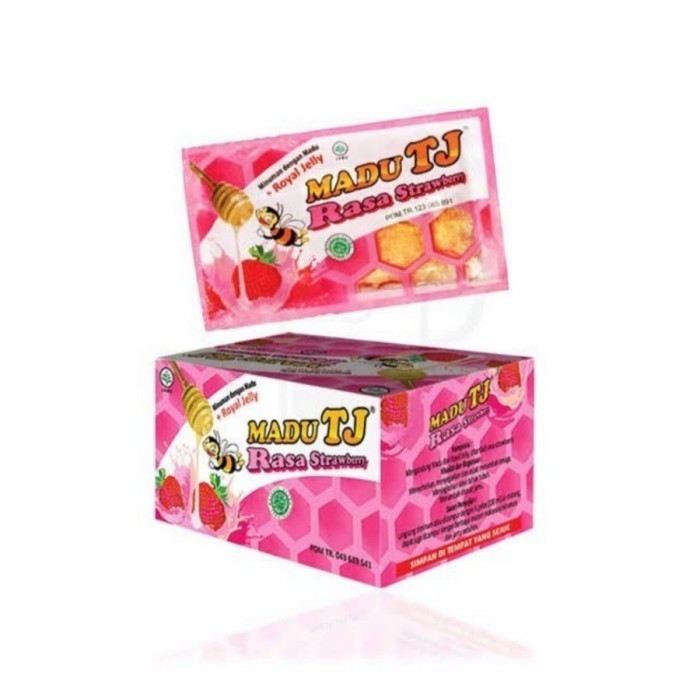 

Madu Tj Sachet 20gr Box isi 12 - Strawberry