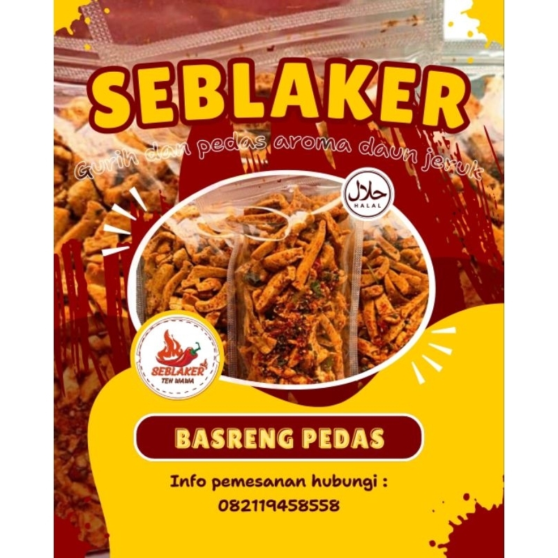 

basreng kering pedas aroma daun jeruk