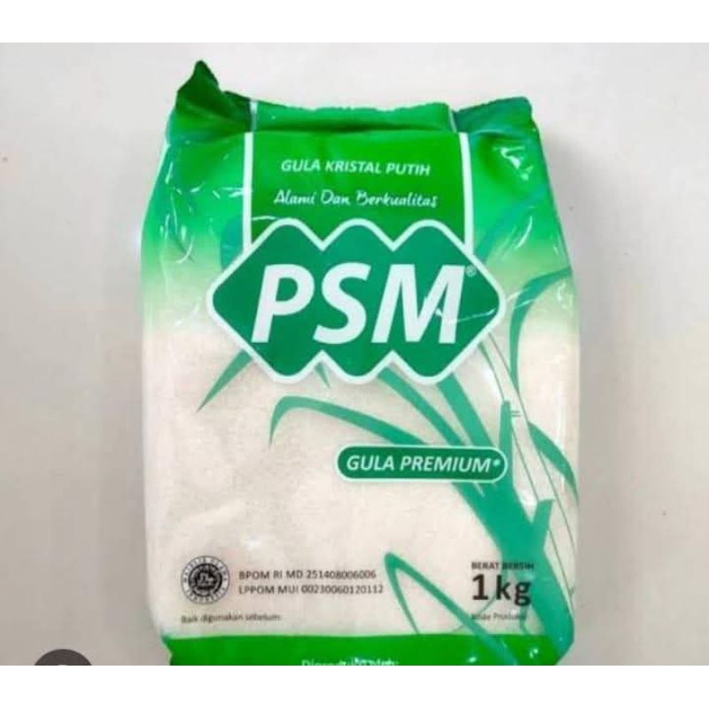 

gula psm kemasan1kg dapat10