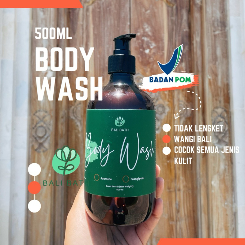 Bali Bath Sabun Mandi Cair 500ML - Balinese Frangipani/Kamboja Khas Bali dengan Aromatherapy Melati 