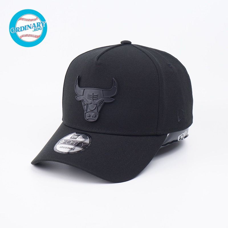 Topi New Era Original Chicago Bulls Metal Black K-Frame