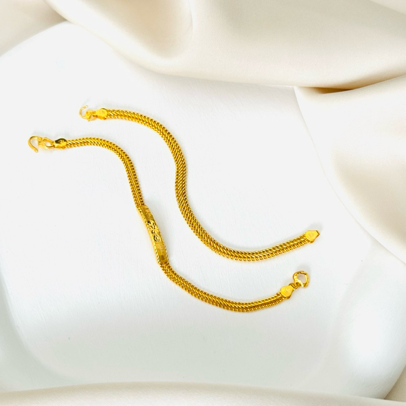 Gelang Anak Model Holo Polos dan Holo Papan Emas Asli Kadar 700 16K dan 875 20K WAJIB BACA PANJANG G