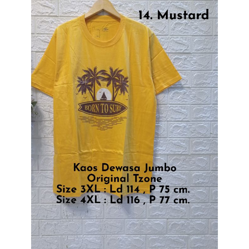 Kaos Big Size Nevada , Kaos Big Size Original Tzone