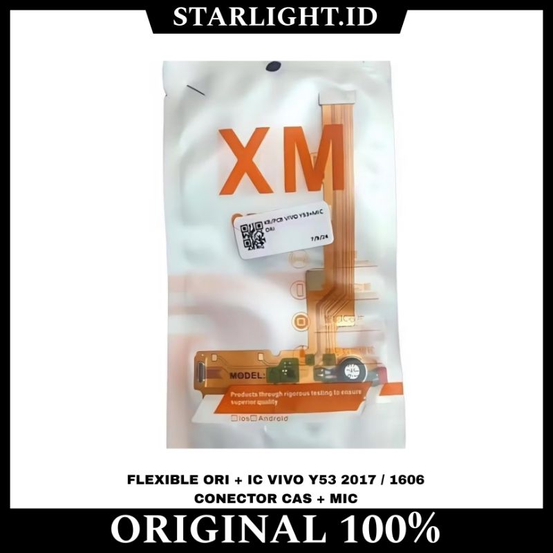 FLEXIBLE ORI + IC VIVO Y53 2017 / 1606 CONECTOR CAS + MIC