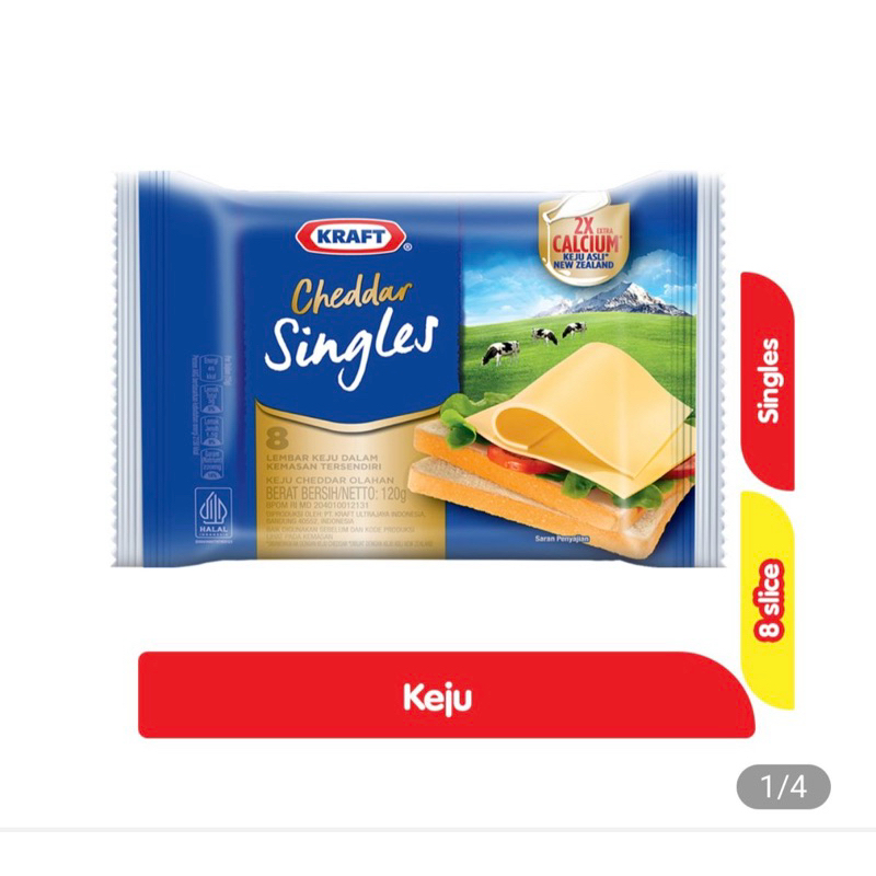 

keju kraft singles isi 8 promo