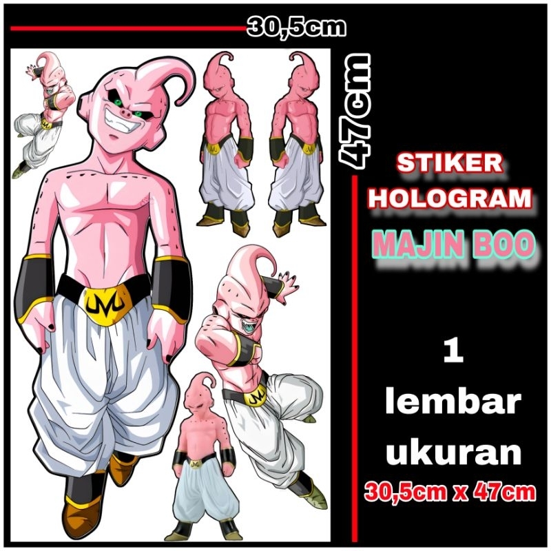 

STIKER MAJIN BOO ISI 5 PCS BAHAN HOLOGRAM